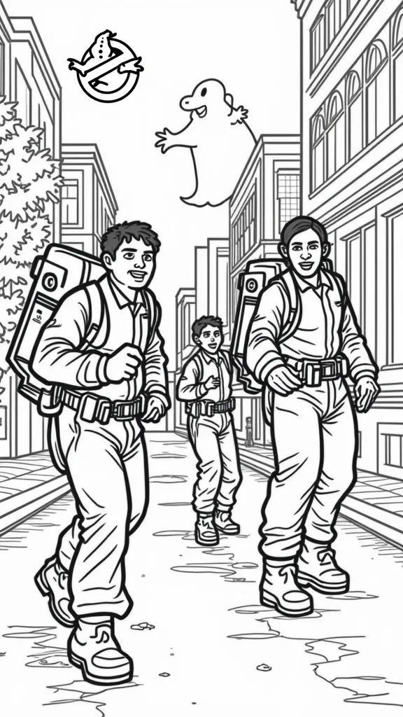 ghost buster coloring pages